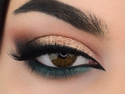 آرایش چشم درشت با سایه‌های تیره