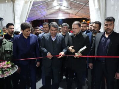 افتتاح ستاد جهادی درمان و مدیریت بحران شرکت مس در گلزار شهدای کرمان