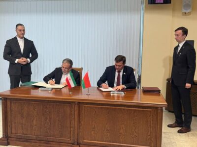 امضای ۳ سند همکاری میان ایران و بلاروس