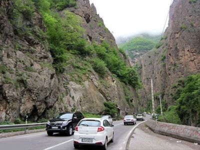 ترافیک جاده‌های شمال کشور / تردد موتورسیکلت‌ها ممنوع شد