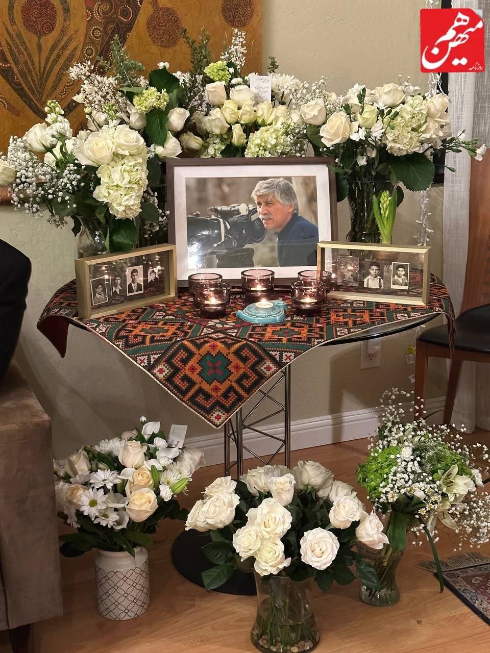 خانه بهرام بیضایی در سوگ کوچ ابدی صاحبخانه/ عکس خانه بهرام بیضایی در سوگ کوچ ابدی صاحبخانه/ عکس