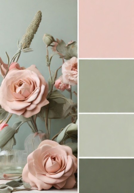 اصول ست کردن با رنگ سبز سدری روشن