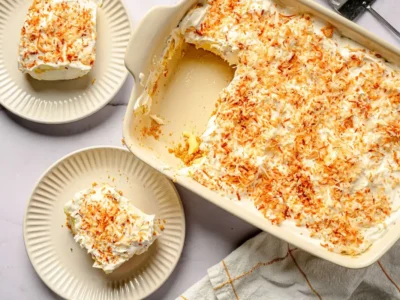 طرز تهیه دسر برفی نارگیلی فقط در یکساعت