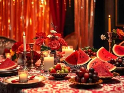 قدیمی‌ترین عکس از مراسم شب یلدا در ایران