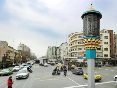 نصب پیغام جنگی در سطح شهر تهران+ عکس