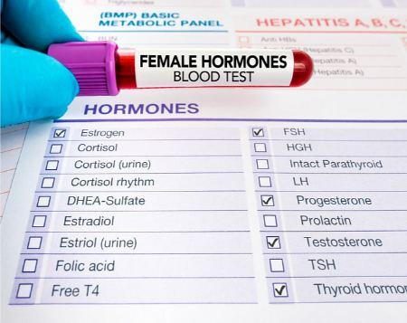 آزمایش های هورمونی برای زنان