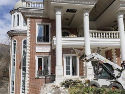 پایان تخریب ابر ویلای غیرمجاز در حاشیه رود کرج