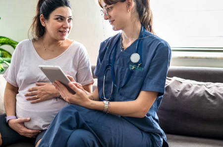 تغذیه مناسب برای زایمان طبیعی آسان