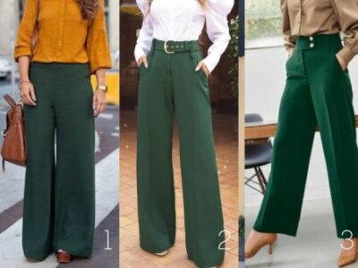 چگونه با شلوار سبز استایلی شیک و مدرن بسازیم؟