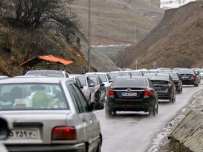 آخرین وضعیت راه‌های کشور/ ترافیک سنگین در چالوس و هراز
