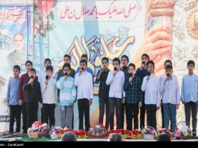برگزاری شادیانه ولادت حضرت(ع) در حرم امامزاده هلال بن علی(ع)+تصاویر