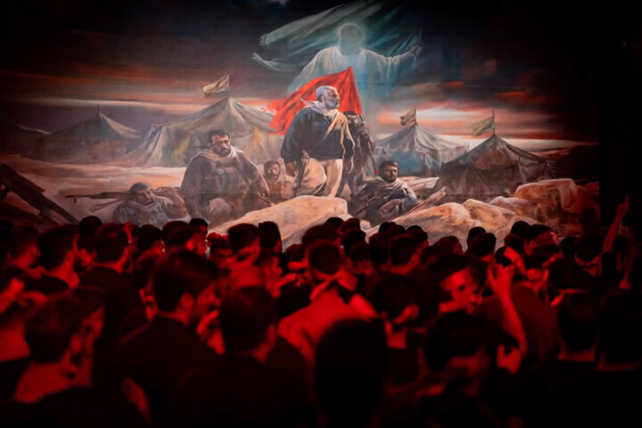 قابی از شکوه دفاع از حرم؛ اثر جدید حسن روح‌الامین به نمایش درآمد