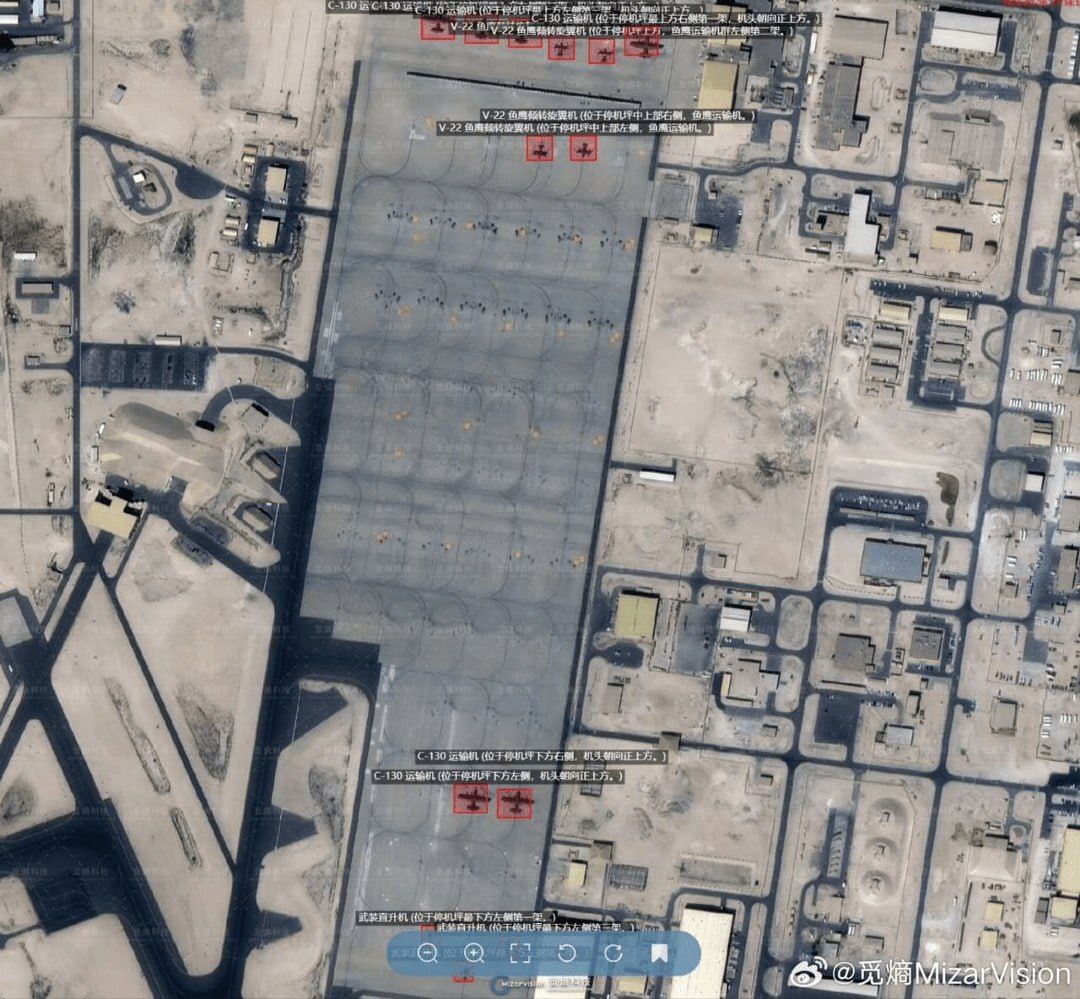 آمریکا عمده تجهیزات خود را از پایگاه العدید قطر خارج کرد