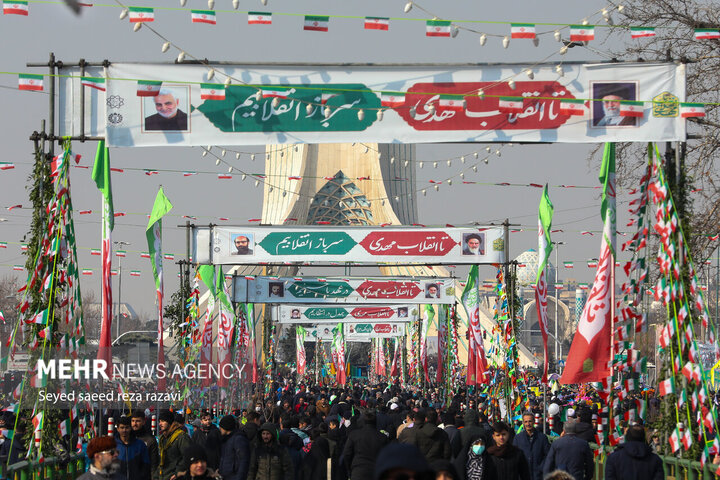 اعلام مسیرهای راهپیمایی ۲۲ بهمن در تهران