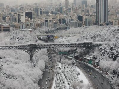 بارش برف و باران مهمان پایتخت/ اطلاعیه مهم سازمان هواشناسی