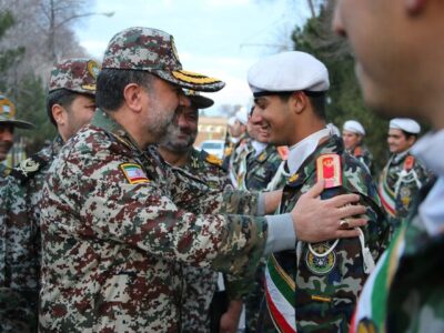 بازدید امیر الهامی از سایت‌های عملیاتی و مواضع دفاعی گروه شهید ظرافتی