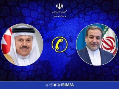 تماس تلفنی وزیر خارجه بحرین با عراقچی