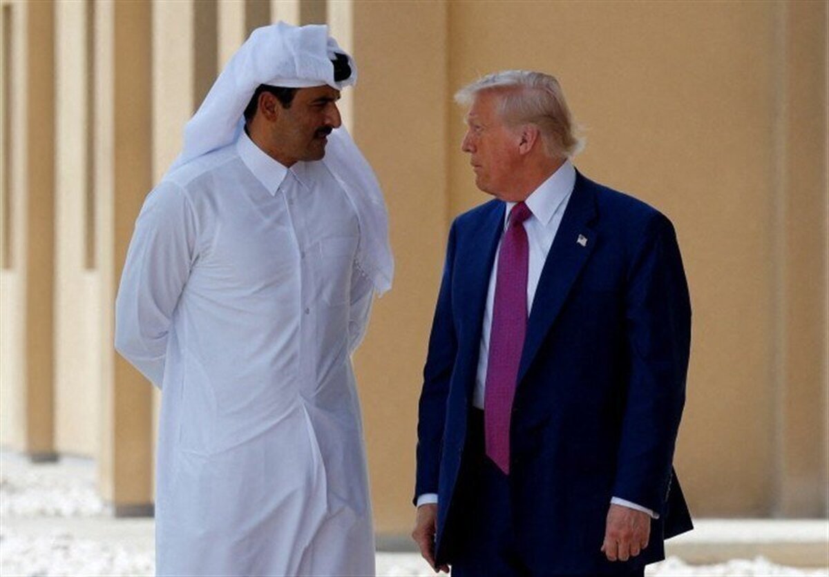 تماس فوری ترامپ با امیر قطر همزمان با حضور علی لاریجانی در دوحه
