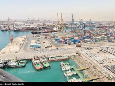 ثبت رکورد جدید 23 هزار و 413 تُن بارگیری مواد معدنی در بندر شهید رجایی