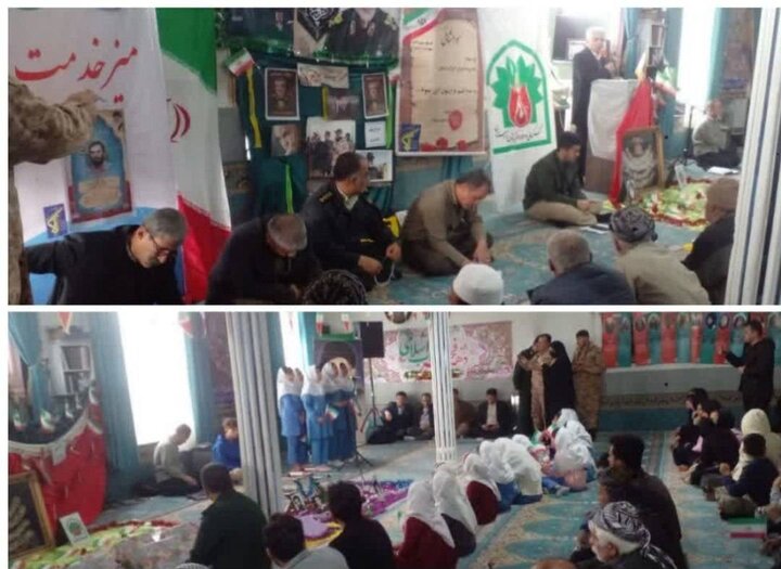 جشن انقلاب و میز خدمت در روستای ایرانخواه برگزار شد