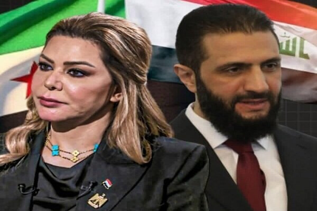 دیدار الجولانی با دختر صدام و چند ژنرال سابق ارتش عراق