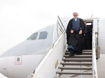 رئیس قوه قضائیه وارد استان مرکزی شد