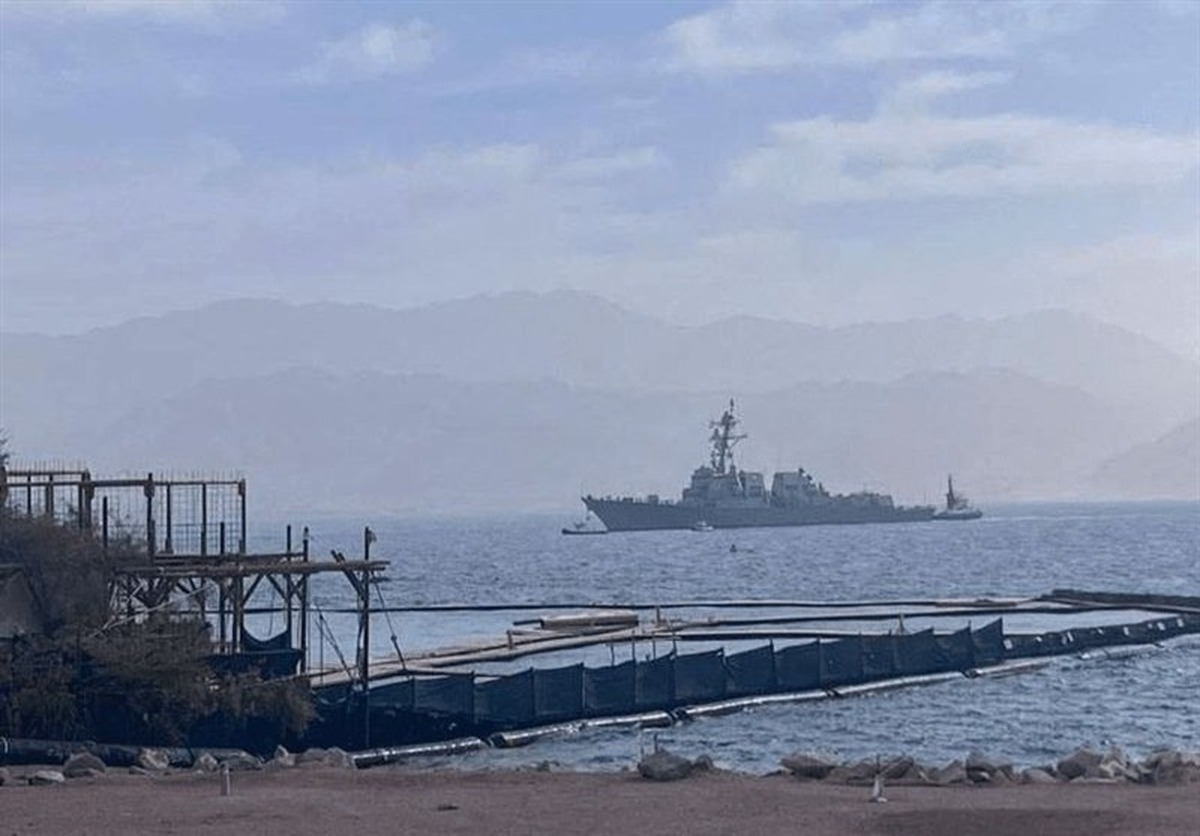 رفت و آمد مشکوک ناوشکن آمریکایی / «یواس‌اس جک اچ. لوکاس» از بندر ایلات رفت