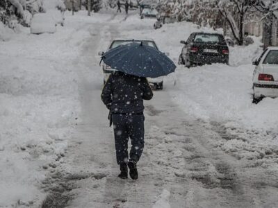صدور هشدار نارنجی در چند استان / بارش باران و برف آغاز شد
