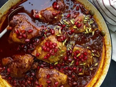 طرز تهیه مرغ سماقی با این دستور ویژه مخصوص مهمانیهای دوستانه