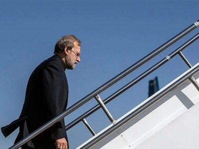 علی لاریجانی دوحه را به مقصد ایران ترک کرد