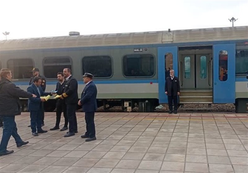 قطار وارد اردبیل شد اخبار استان اردبیل , قطار , نظام مسائل استان اردبیل ,