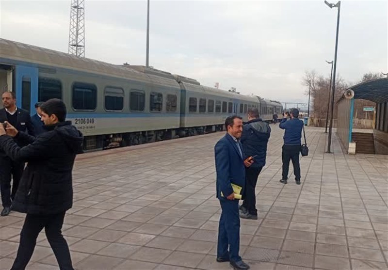 قطار وارد اردبیل شد اخبار استان اردبیل , قطار , نظام مسائل استان اردبیل ,