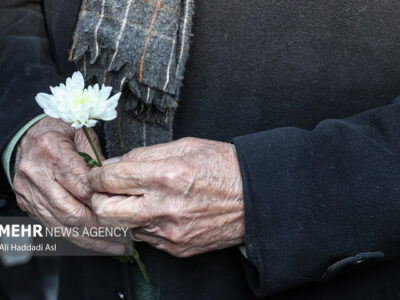مزار هنرمندان موسیقی در اولین روز فجر چهل و یکم گلباران شد