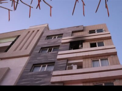 نجات جان 5 نفر در آتشسوزی یک مجتمع مسکونی در اصفهان