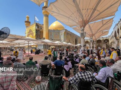 کاروان خانواده معظم شهدا و ایثارگران به عتبات عالیات بدرقه شدند