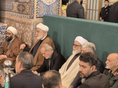 گرامیداشت چهلم شهدای اغتشاشات با حضور رئیس جمهور در حرم مطهر رضوی