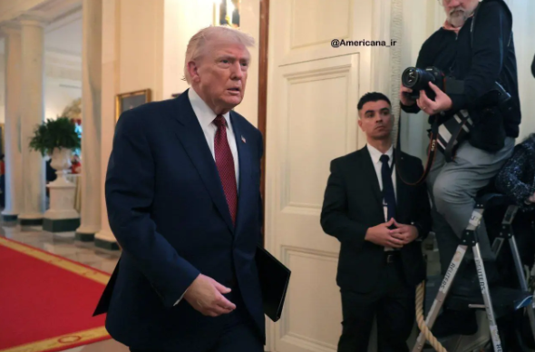 گریم سنگین ترامپ خبرساز شد+ عکس