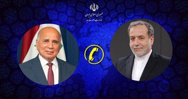 گفت وگوی تلفنی عراقچی با وزیر خارجه عراق