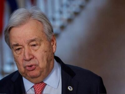 اظهارات دبیرکل سازمان ملل متحد درمورد لزوم پایان یافتن جنگ ایران و آمریکا