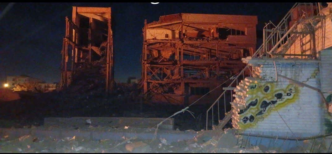 تخریب کامل مدرسه دخترانه ارومیه در حمله موشکی اسرائیل+تصاویر