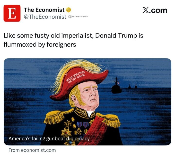 تمسخر ترامپ در اکونومیست / ادعای نابودی توان ایران زیر سؤال رفت