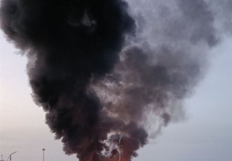 حمله دشمن آمریکایی-صهیونی به ساختمان راهداری شهر زاویه