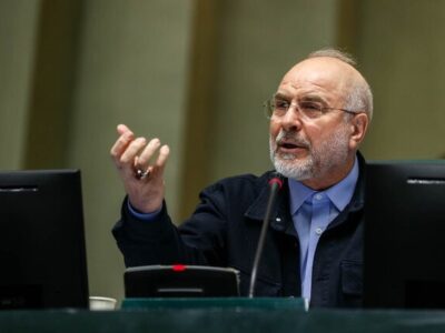 پیام رئیس مجلس در آستانه برگزاری مراسم تشییع جمعی از مردم و فرماندهان شهید