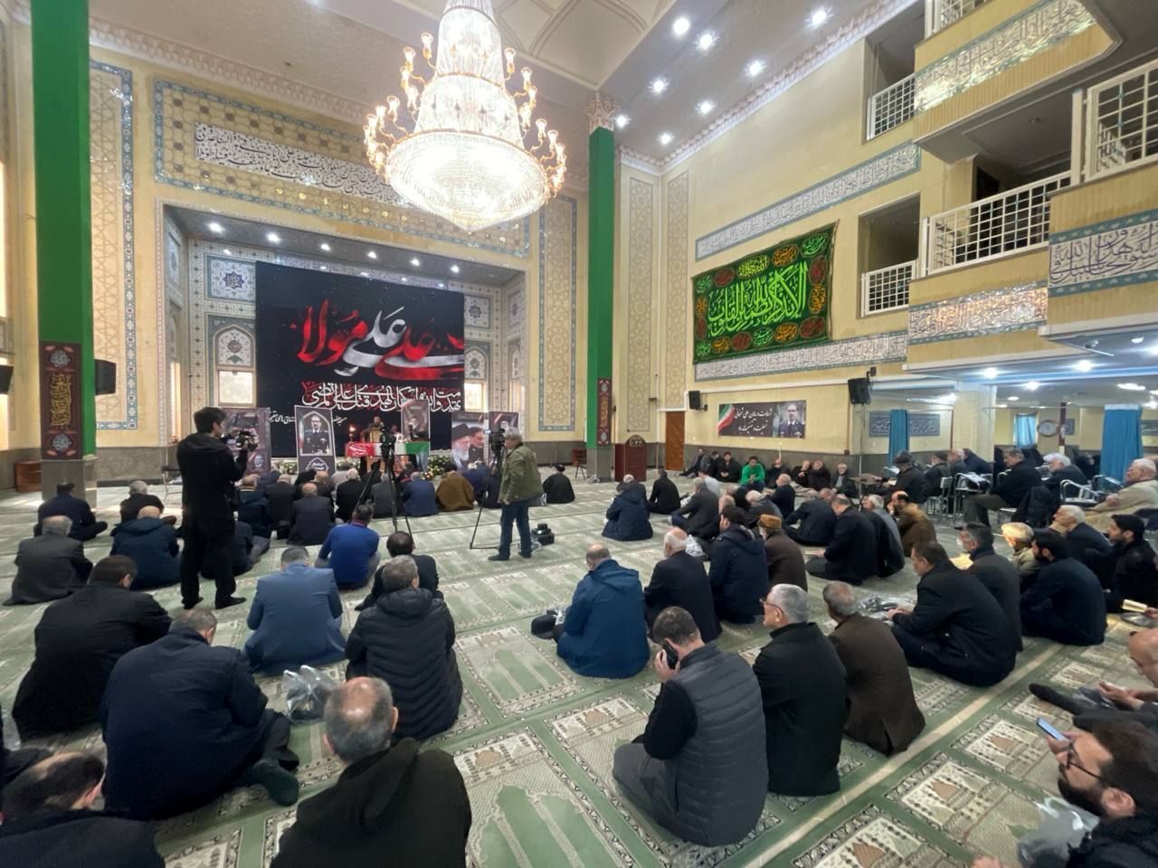 پیکر شهید شمخانی تشییع شد + عکس