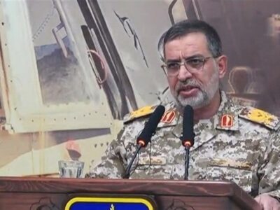 پیکر ‌شهید ‌نائینی سخنگوی سپاه در کاشان تشییع می‌شود