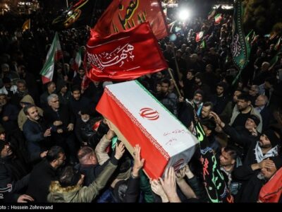 گیلان در سوگ 24 شهید جنگ تحمیلی آمریکایی‌ـ‌صهیونی