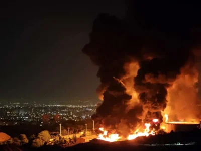 آتش، دود و خسارت در مرکز صنایع نظامی رافائل در پی حملات گسترده ایران