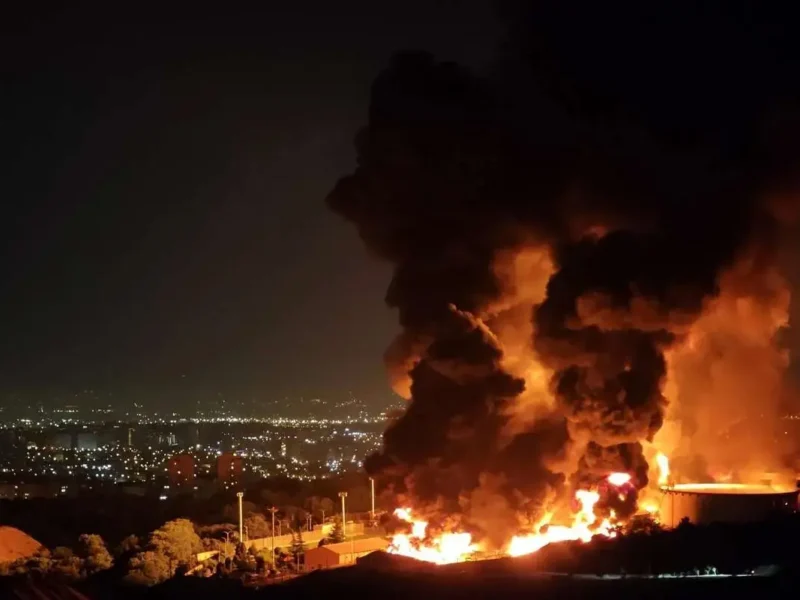 آتش، دود و خسارت در مرکز صنایع نظامی رافائل در پی حملات گسترده ایران