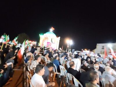 اجتماع باشکوه مردم در گناوه