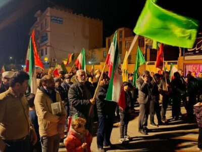 اجتماع حماسی مردم فراهان در پنجاه و دومین شب قرار عاشقی